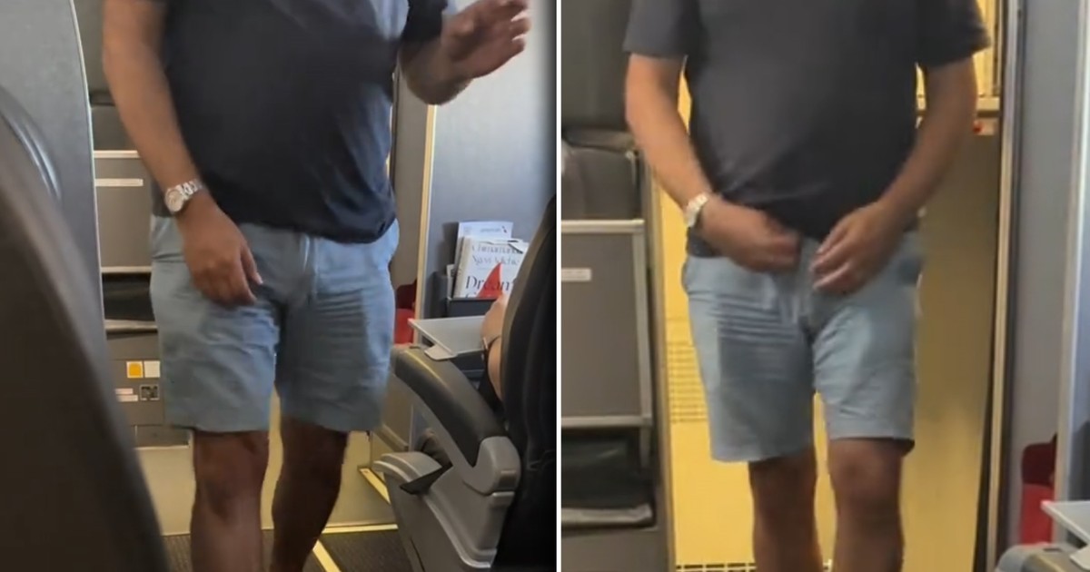 Ale heca w samolocie! W takim stanie pasażer wyszedł z toalety. "Coś diabolicznego"