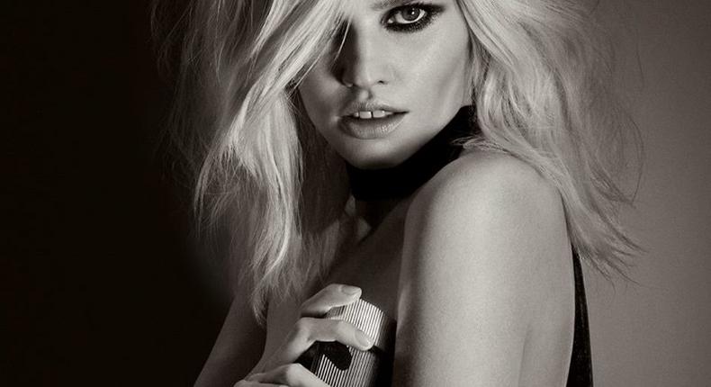 Lara Stone for Tom Ford 'Noir' fragrance