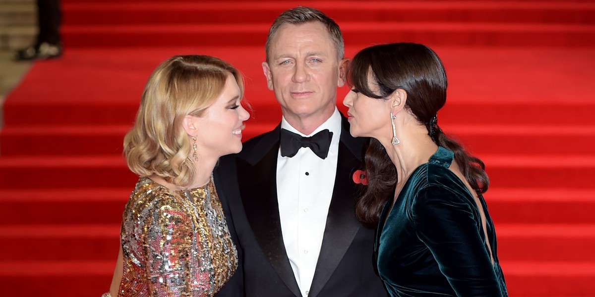 Daniel Craig, Monica Bellucci  i Lea Seydoux