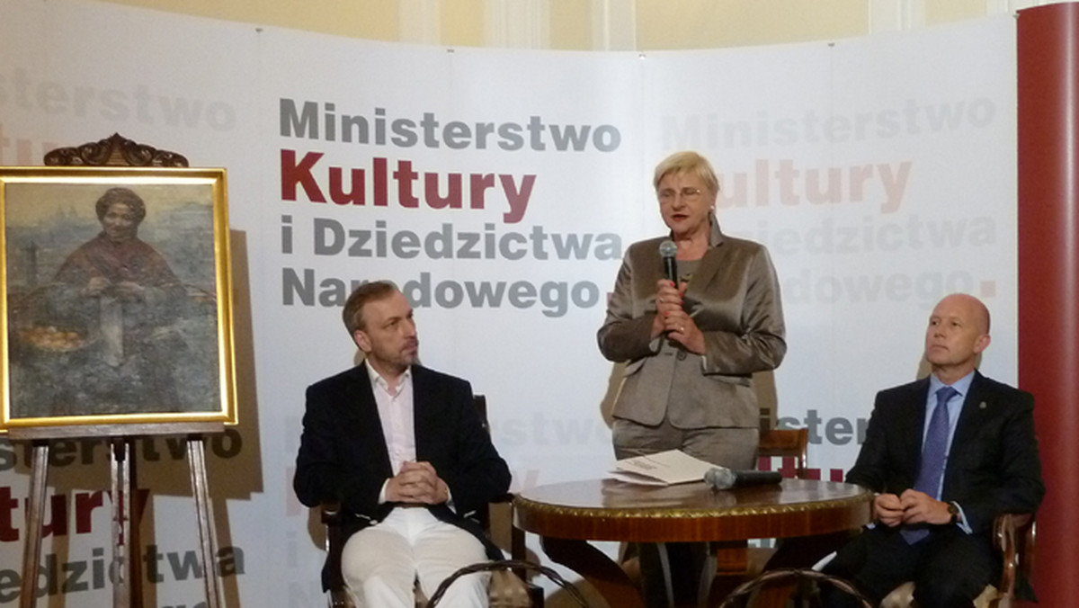 Agnieszka Morawińska, dyrektor Muzeum Narodowego, któremu został przekazany odzyskany obraz Aleksandra Gierymskiego "Pomarańczarka", porównała rolę tego malarza w malarstwie polskim do roli Paula Cezanne'a w sztuce europejskiej.