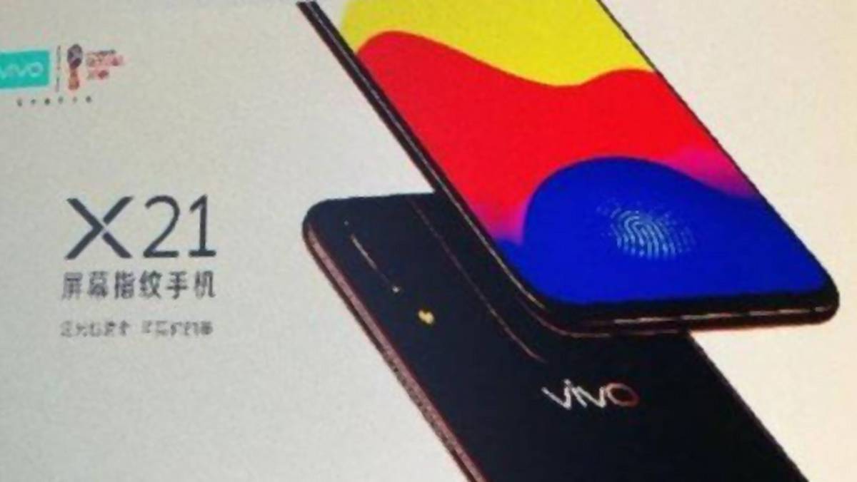 Vivo X21 będzie kolejnym smartfonem z czytnikiem linii papilarnych na ekranie