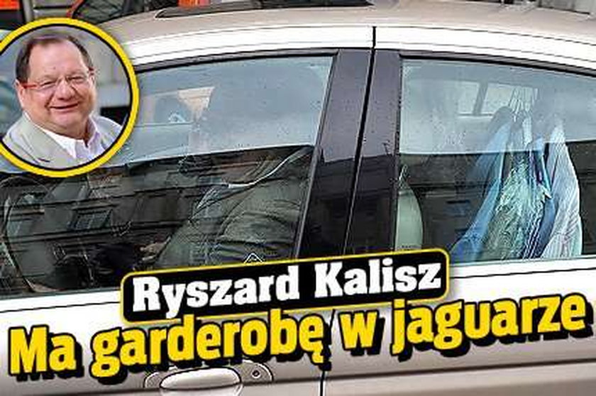 Ryszard Kalisz ma garderobę w jaguarze