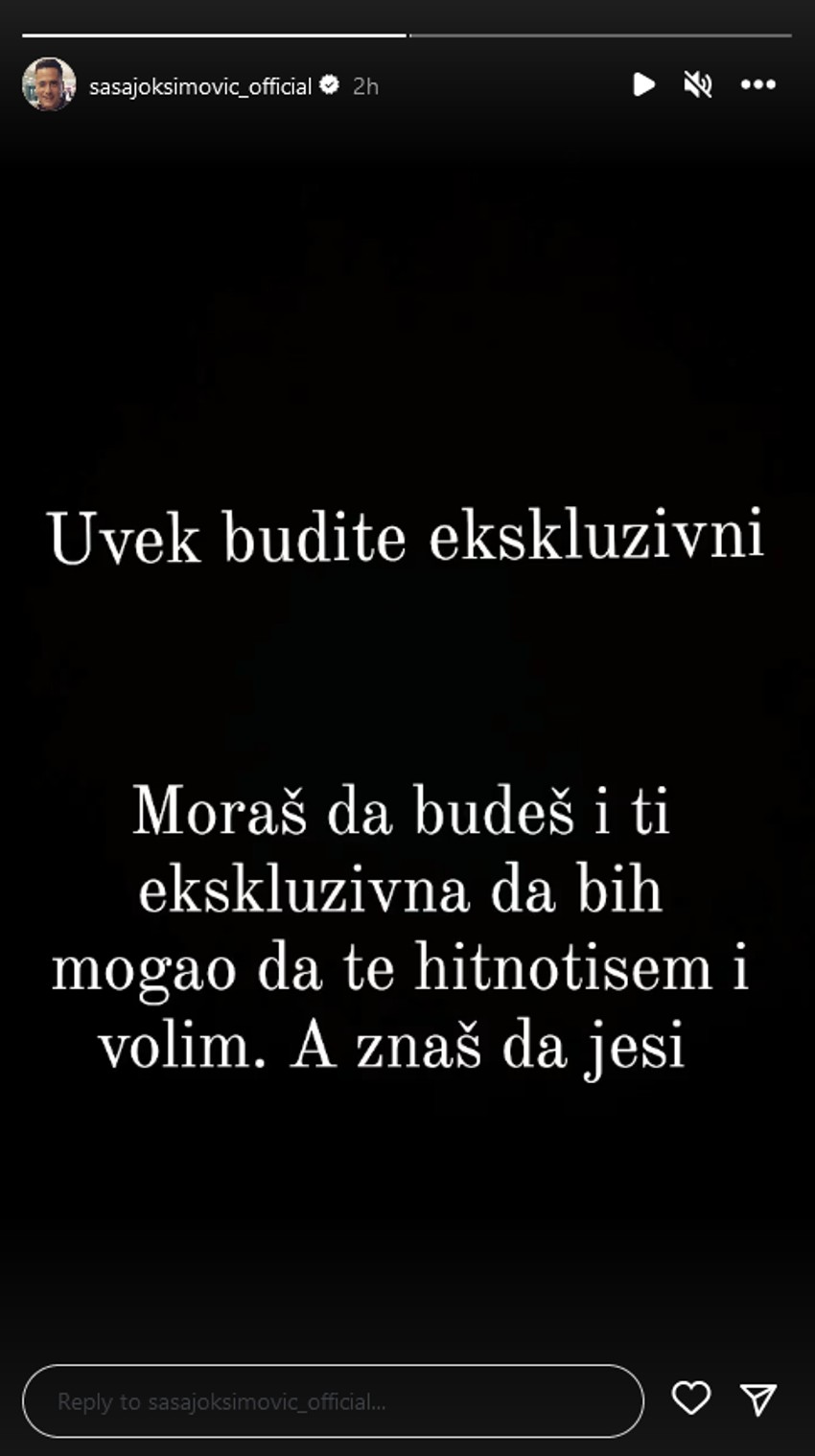 Oglasio se Saša Joksimović