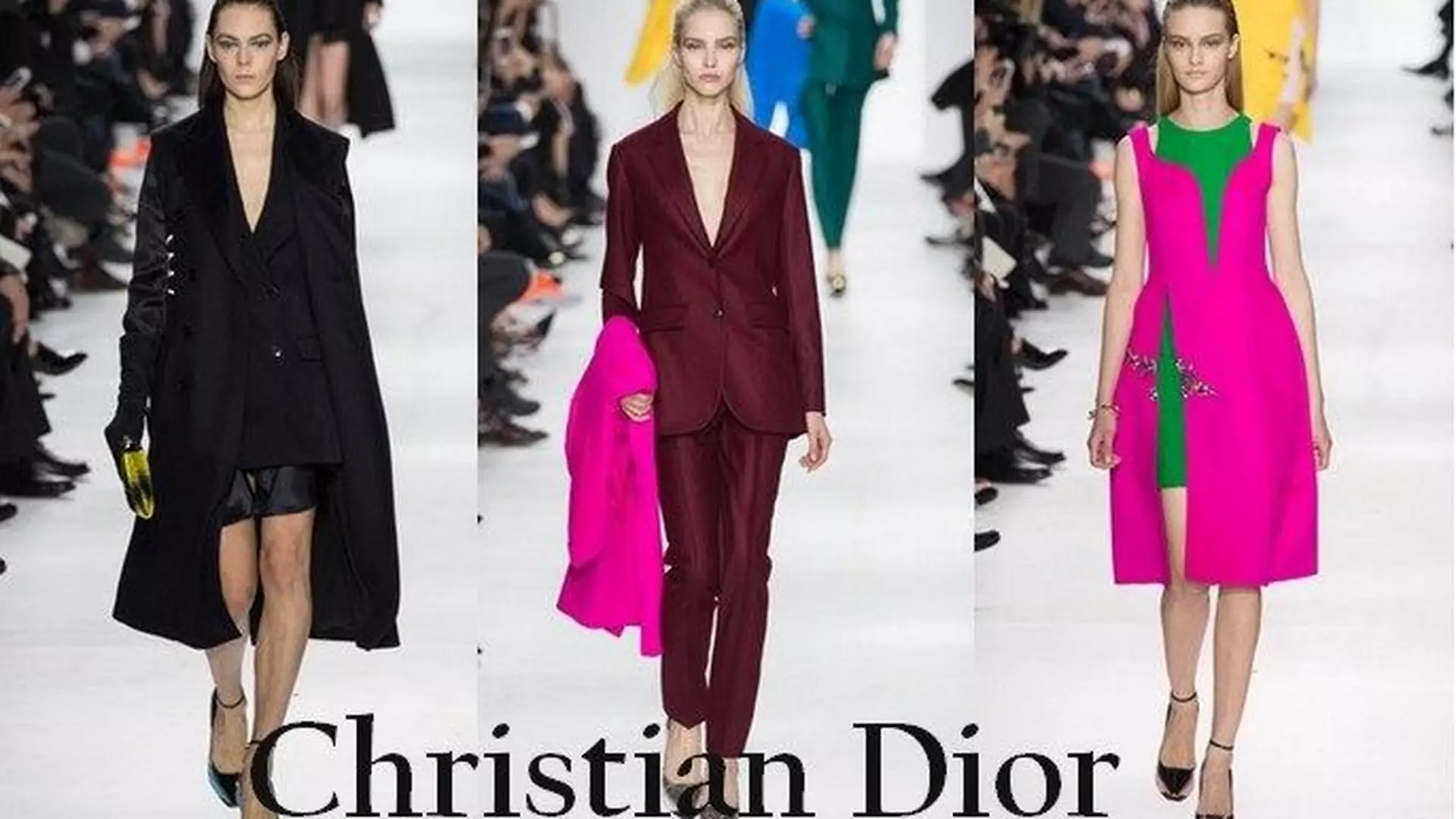 Kontrastowy wybieg, czyli Christian Dior na jesień i zimę 2014/2015