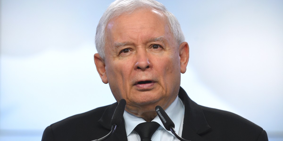 Prezes PiS Jarosław Kaczyński.