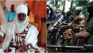 Taraba Monarch and Unknown Gunmen. [Punch/Getty Images]