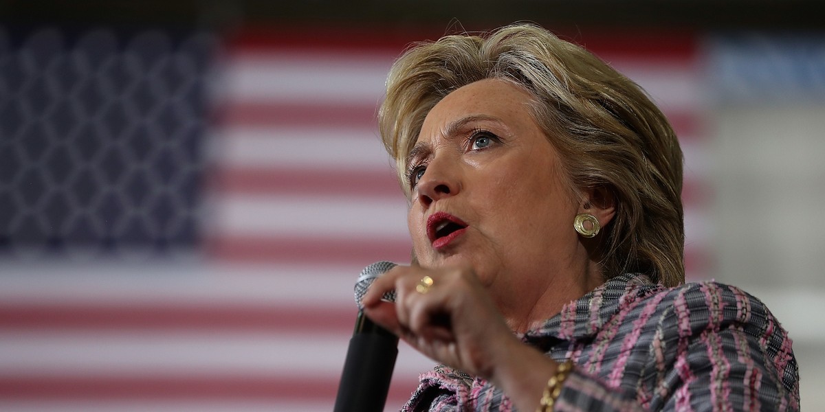 Hillary Clinton rips into Wall Street and corporate America in a fiery speech