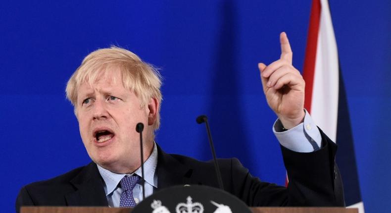 Britain's Prime Minister Boris Johnson has insisted he would rather be dead in a ditch than delay Brexit