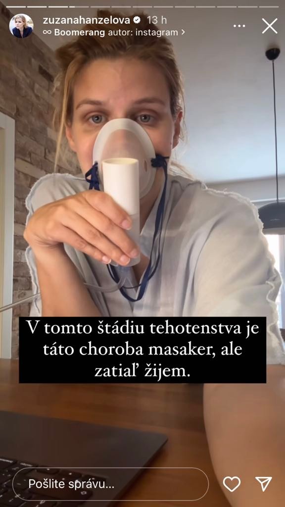 Kovačič Hanzelová rieši chorobu.