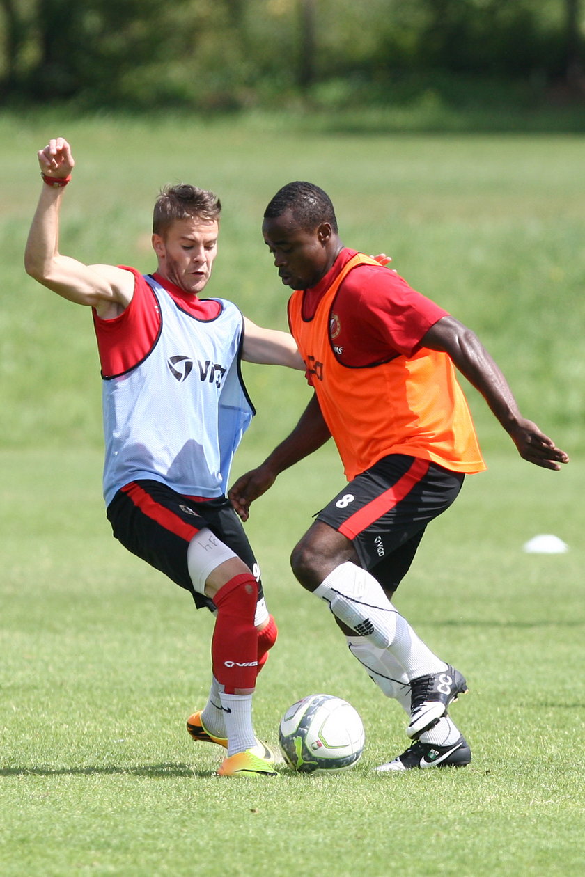 Trening zespołu Widzewa Łódź