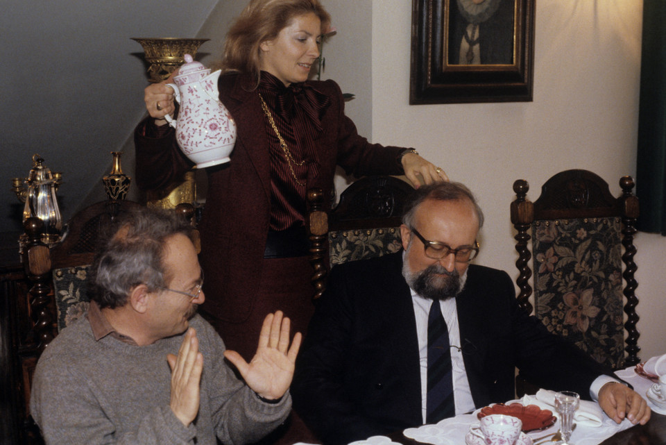 Krzysztof Penderecki i jego żona Elżbieta