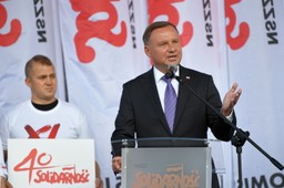 Andrzej Duda: To "Solidarność" doprowadziła do zburzenia Muru Berlińskiego