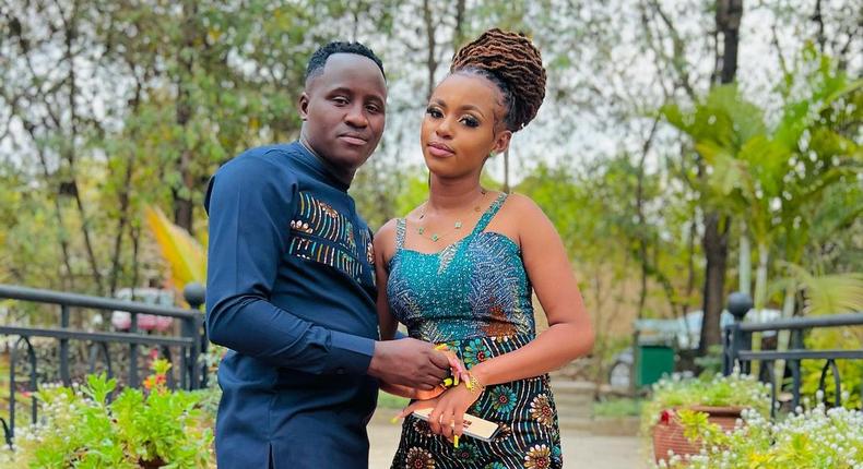 Nicholas Kioko and girlfriend Ashley Wambo