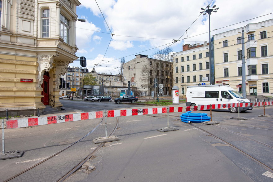 Budowa stacji Łódź Śródmieście