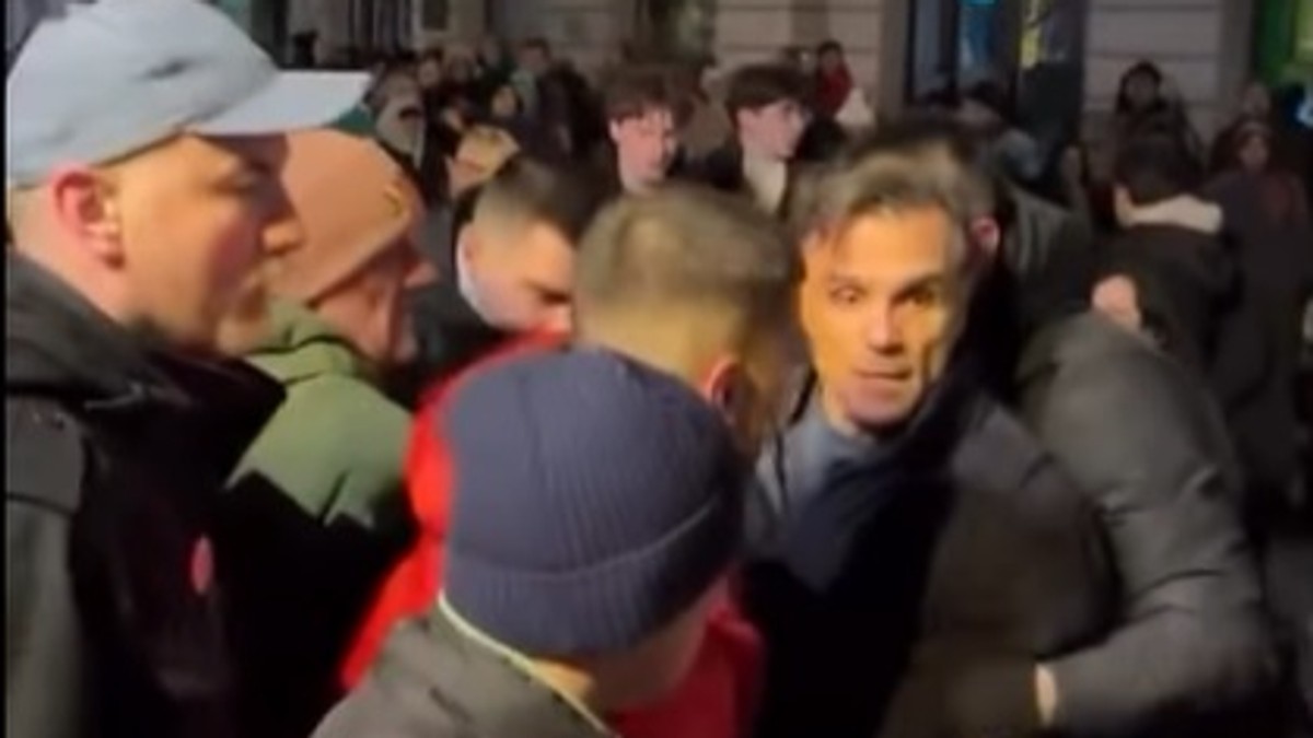 Miodrag Kapor na protestu u Novom Sadu