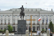 Pałac prezydencki krzyż smoleńsk Józef Poniatowski