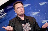 Elon Musk podczas Axel Springer Award w Berlinie, grudzień 2020 r.