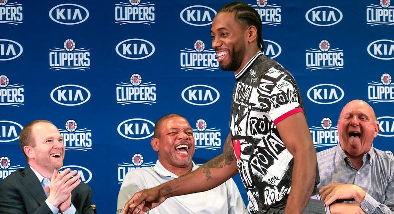 kawhi leonard clippers