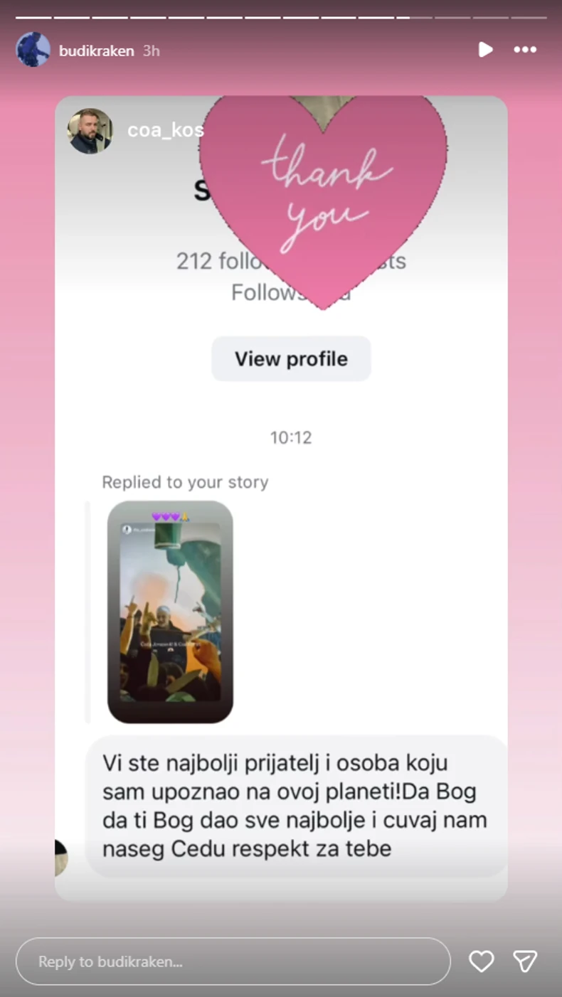 Čeda Jovanović, objava