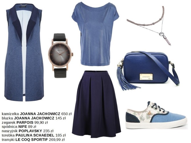 Monokolor od stóp do głów: letnie STYLIZACJE w różnych odcieniach niebieskiego