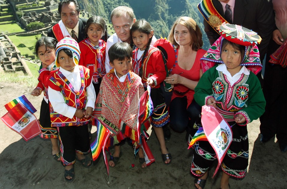 PREMIER TUSK w Machu Picchu