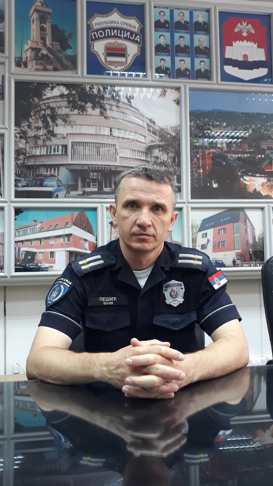 Načelnik odeljenja saobraćajne policije u Nišu Dragan Pešić