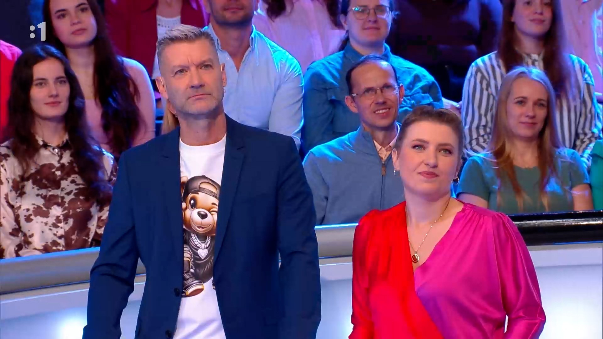 Andy Kraus a Mirka Miškechová v relácii Záhady tela.