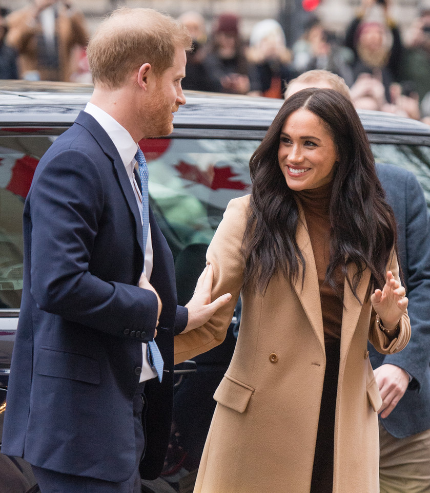 Meghan Markle i książę Harry na pierwszym oficjalnym spotkaniu w 2020 roku