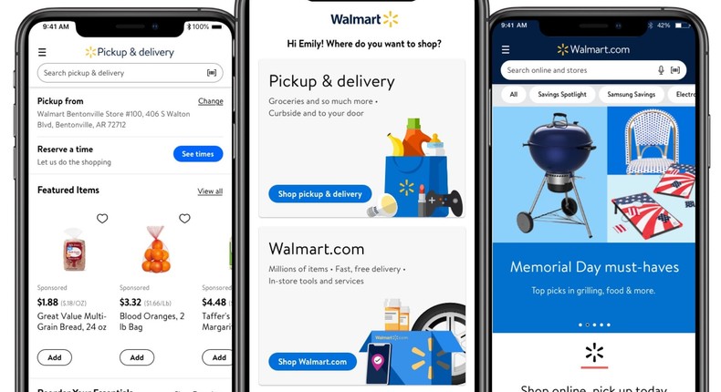 Walmart app