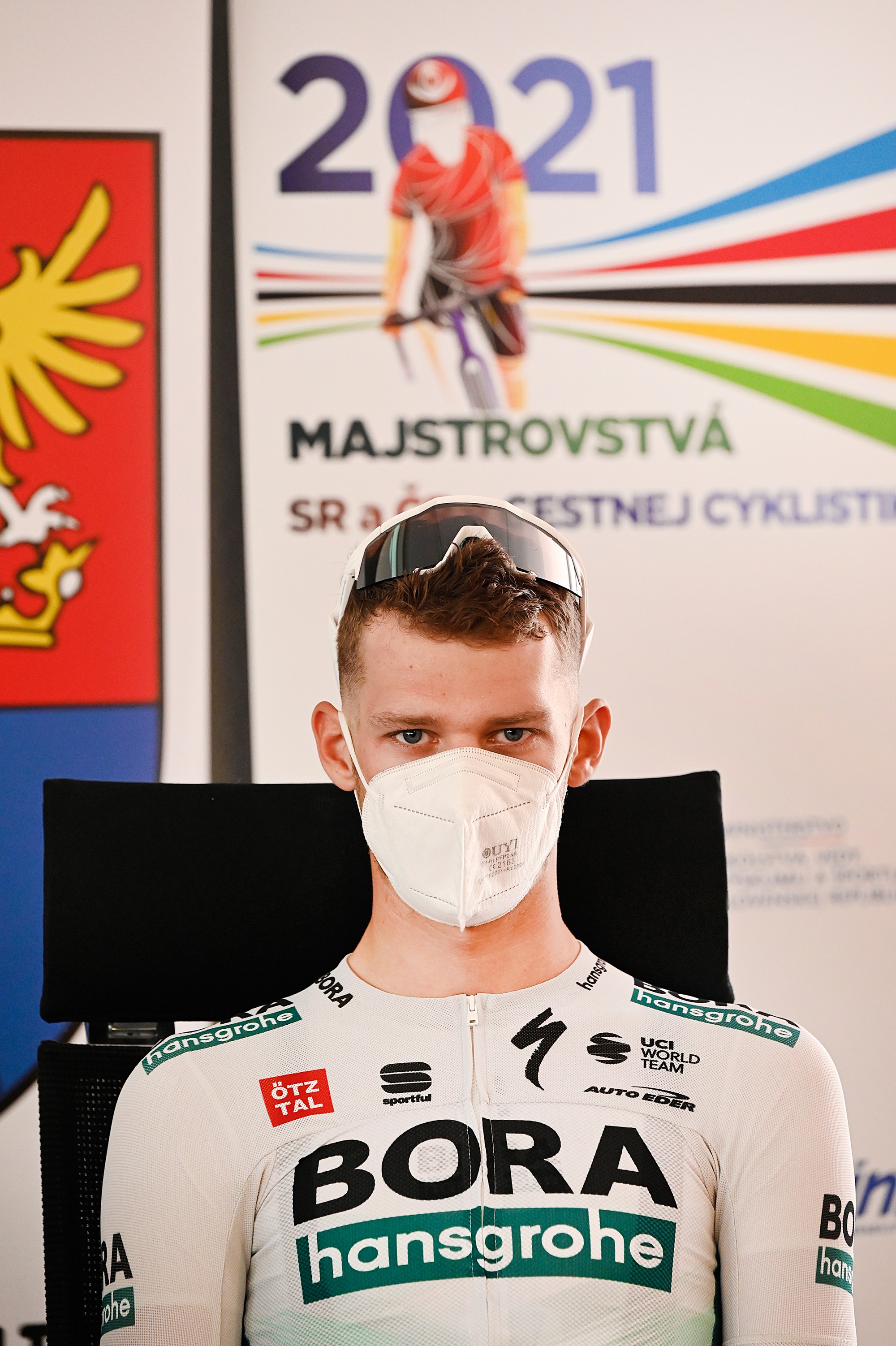 Slovenský cyklista Erik Baška. 