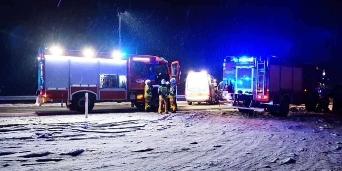 Tragiczny wypadek w Bąkowie.