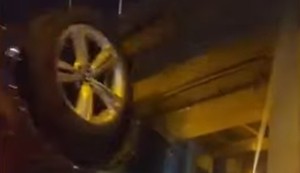 Saobraćajna nesreća na Mostu na Adi