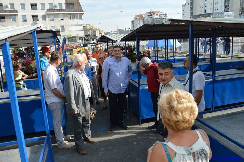 Kolarić:Rekonstrukcijom pijace obezbediće se komunalni red