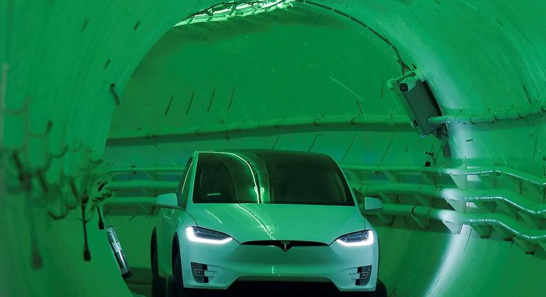 boring company tunnel tesla