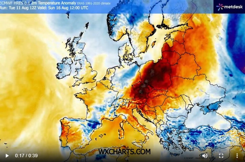 Mapa za 16. avgust