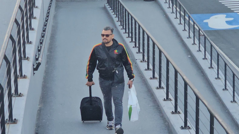 Bora Santana na aerodromu