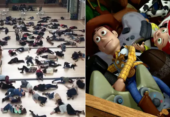 "Idzie Andy!" – na to hasło uczestnicy nowego wyzwania upadają na ziemię jak zabawki z "Toy Story"