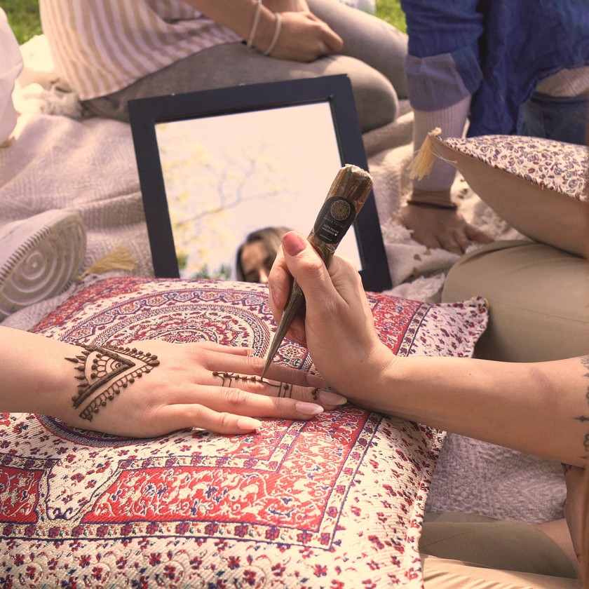 L’art du henné est originaire d’Inde. 