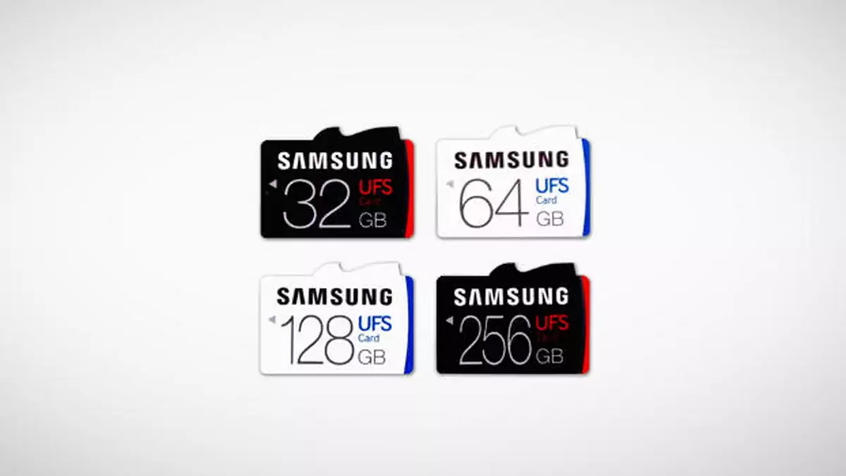 Samsung UFS 1.0 - karty pamięci, które zostawiają w tyle microSD