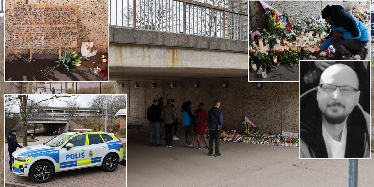 Byliśmy w miejscu zabójstwa 39-letniego Polaka w Sztokholmie.