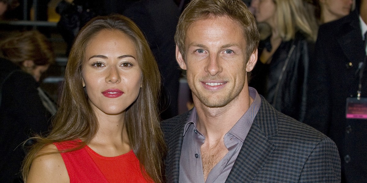 Jenson Button Jessica Michibata