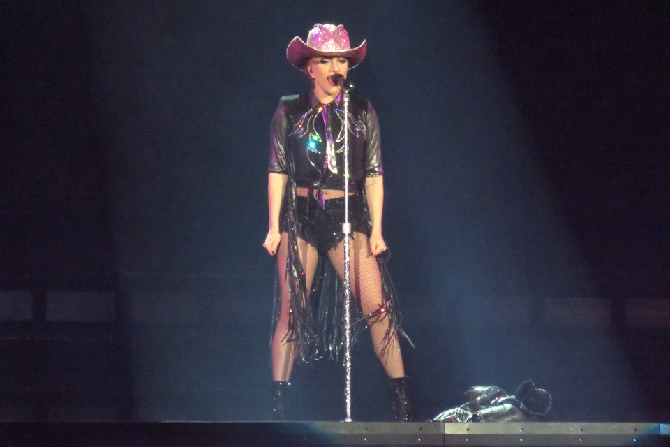 Lady Gaga na koncercie w Birmingham
