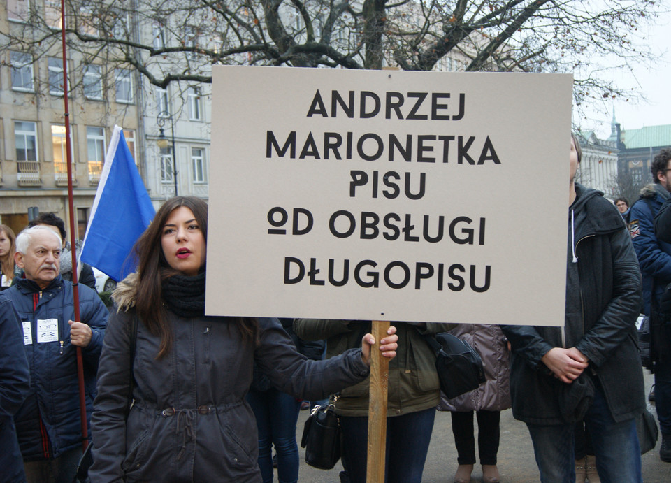 Protest student+-w w Poznaniu, fot. Glanc4