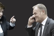 Beata Szydło i Donald Tusk 