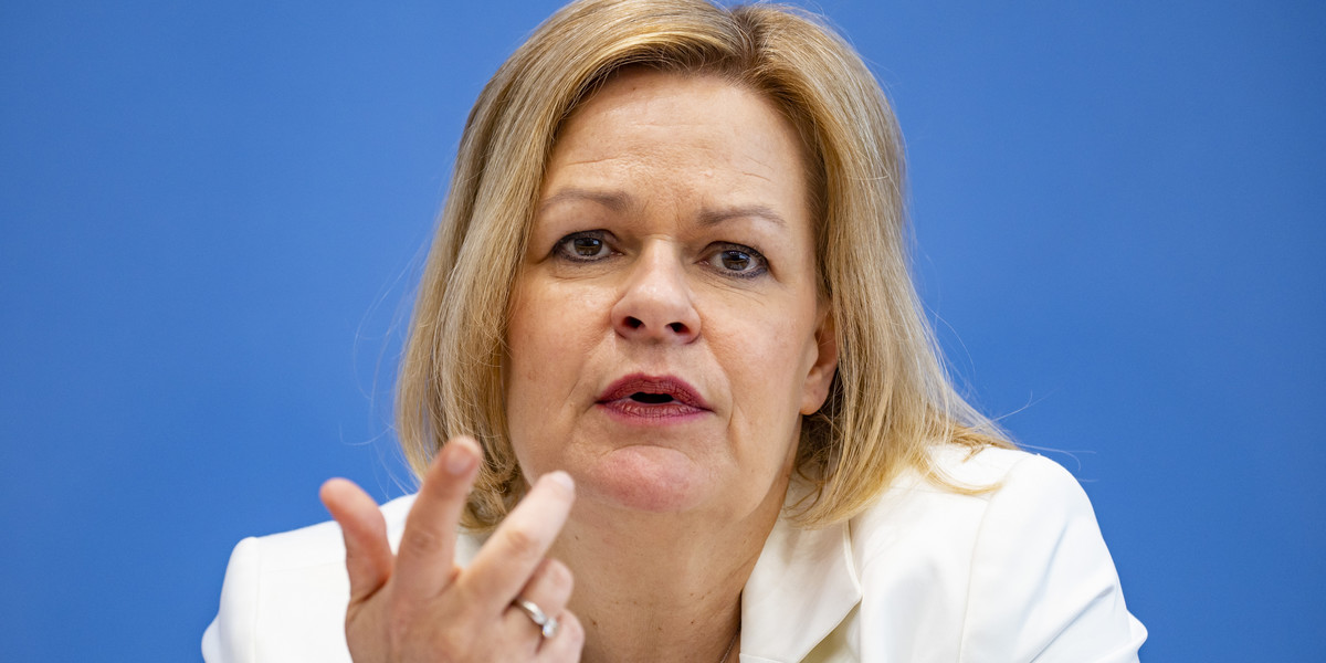 Minister spraw wewnętrznych Niemiec Nancy Faeser