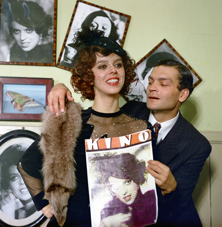 Elżbieta Zającówna i Jacek Chmielnik w kadrze z filmu "Vabank II, czyli riposta"