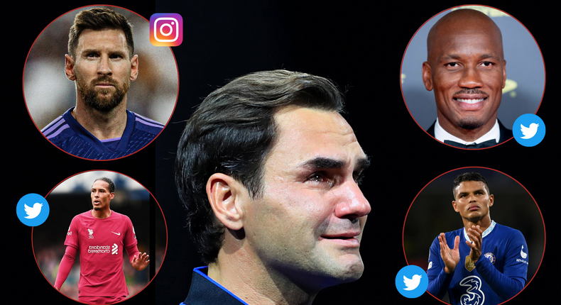 Footballers pay tribute to Rafael Nadal following retirement
