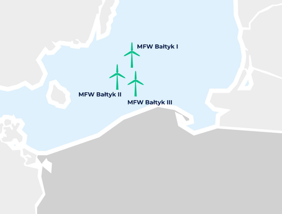Projekty Polenergii na Bałtyku