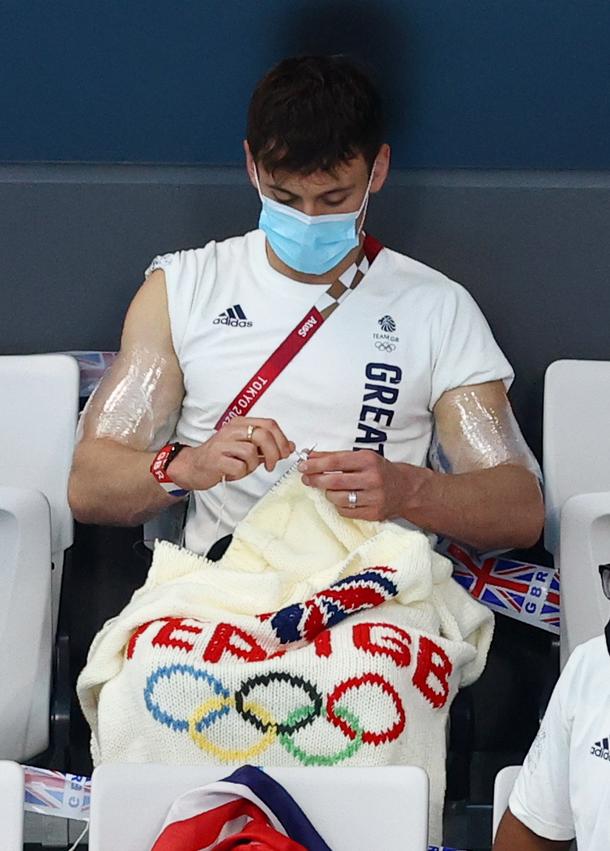 Tom Daley podczas Igrzysk Olimpijskich w Tokio