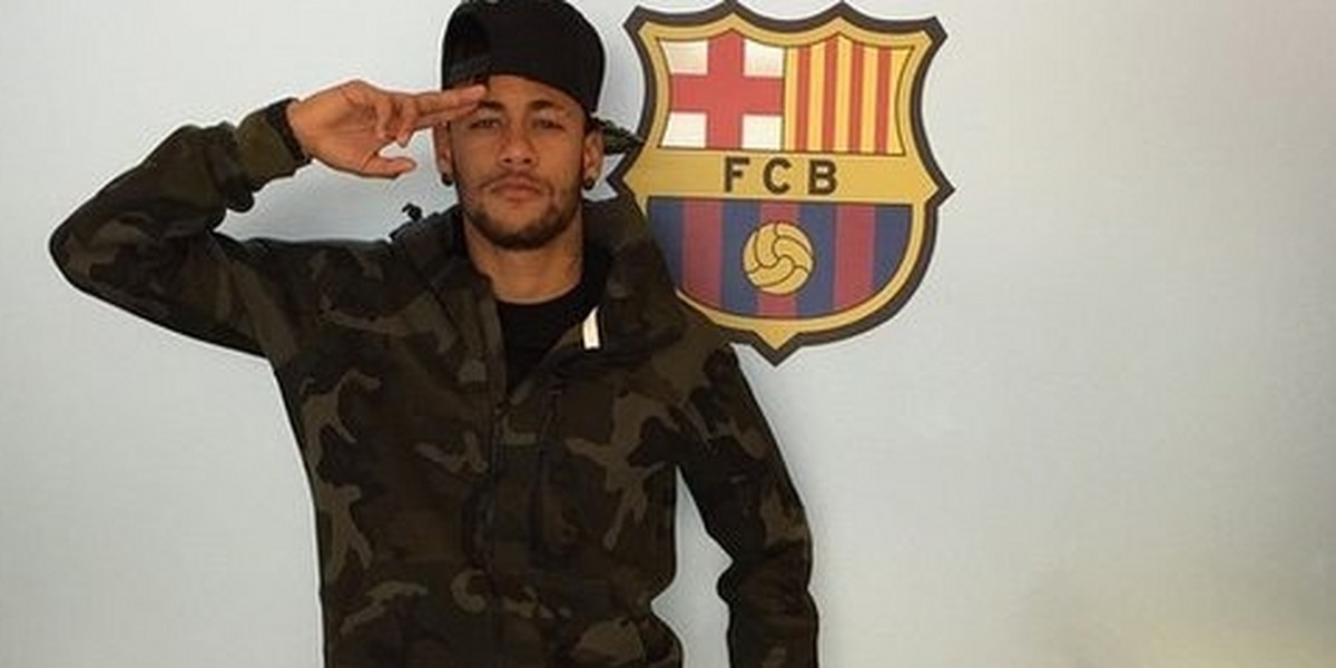 Neymar w stroju żołnierza. Idzie na wojnę!
